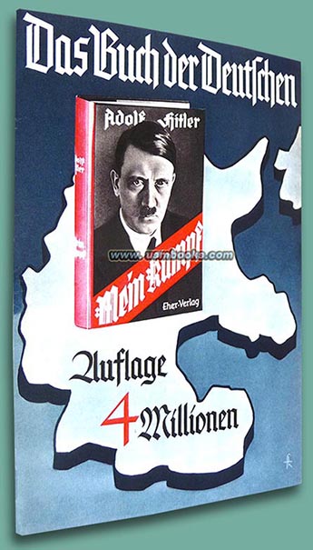 Nazi advertising 1938 Mein Kampf publicity brochure